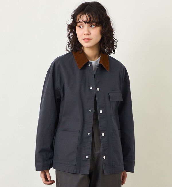 MACKINTOSH PHILOSOPHY「GREY LABEL コットンダックワークジャケット」|ブルゾン・スタジャン|ネイビー