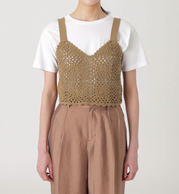  「グラニークロシェキャミトップス」|キャミソール|