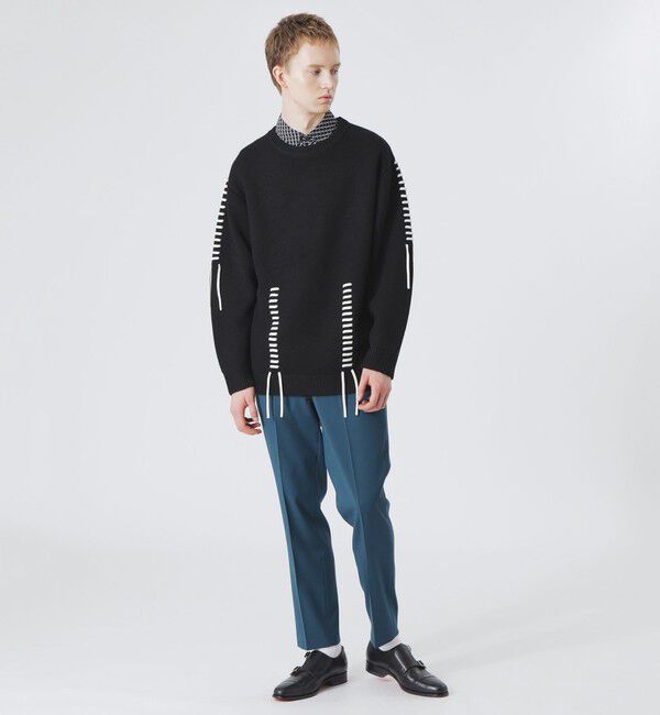  「【UNISEX】ポイントスレッドクルーネック」|ニット・セーター|