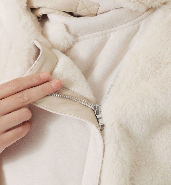  「ファーコンビライダースダウン」|ブルゾン・スタジャン|