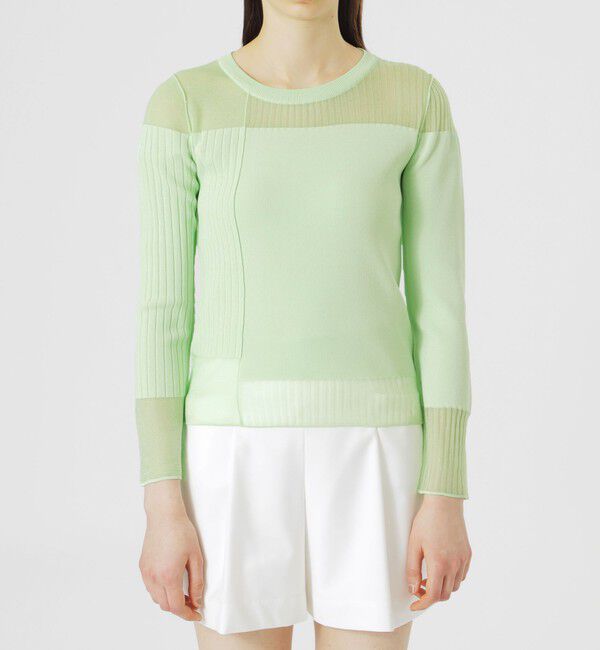  「【ドラマ着用商品】シアーコンビニットプルオーバー」|ニット・セーター|