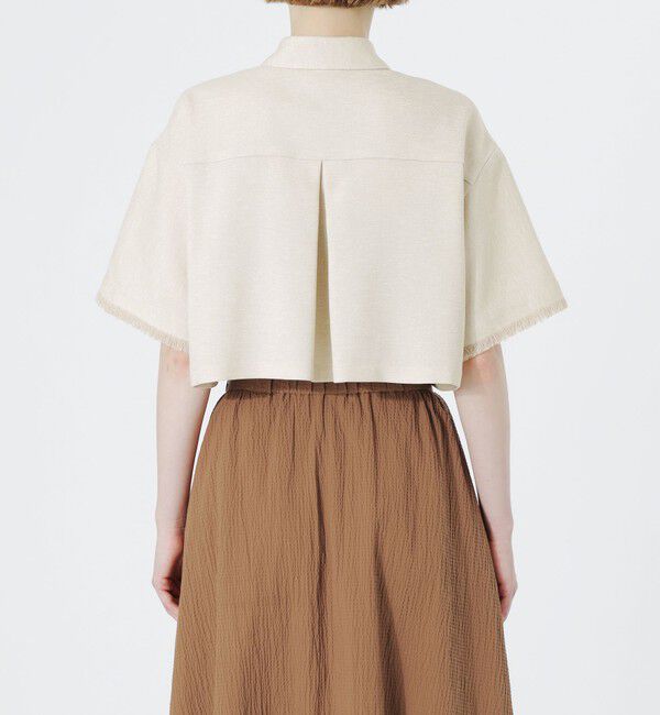  「フリンジハーフスリーブシャツ」|シャツ・ブラウス|