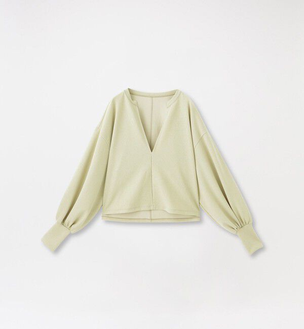  「ディープVネックプルオーバー」|Tシャツ・カットソー|イエロー