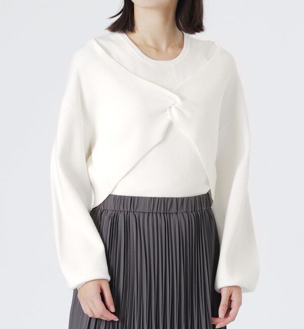  「ニットレイヤードトップス」|ニット・セーター|