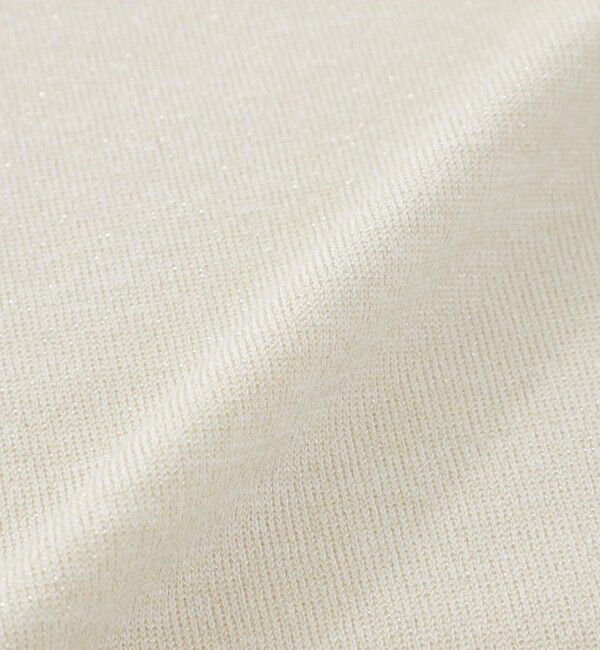  「ラメハイゲージVネック」|ニット・セーター|