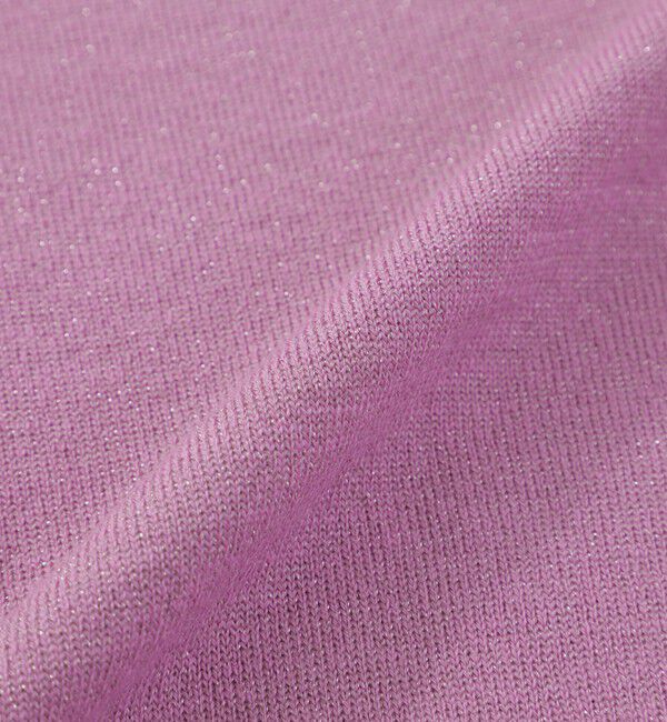  「ラメハイゲージVネック」|ニット・セーター|