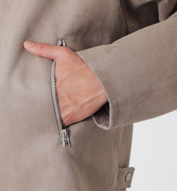  「スエードライクスタンドネックブルゾン」|ブルゾン・スタジャン|