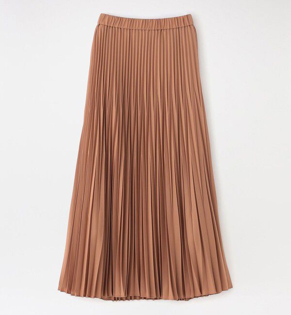  「プリーツスカート」|スカート|ブラウン