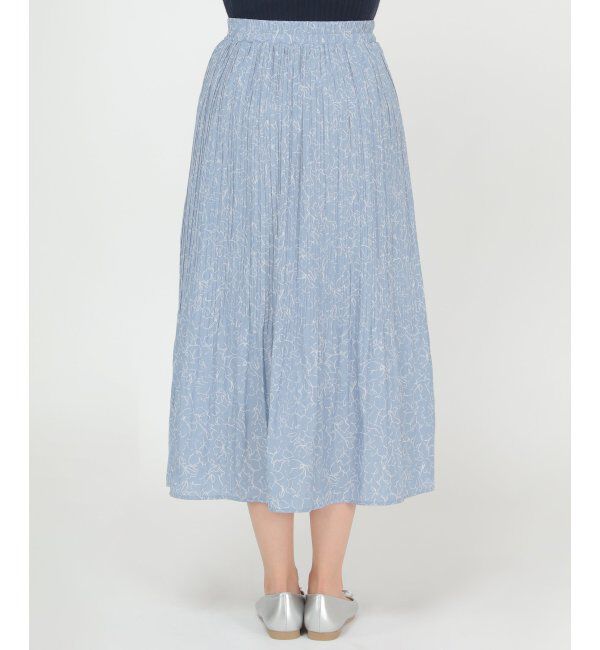 ikka「カセン消しプリーツスカート」|スカート|