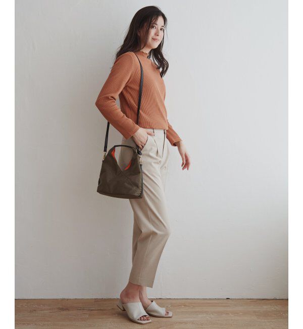 ikka「三角テレコ長袖Tシャツ」|Tシャツ・カットソー|