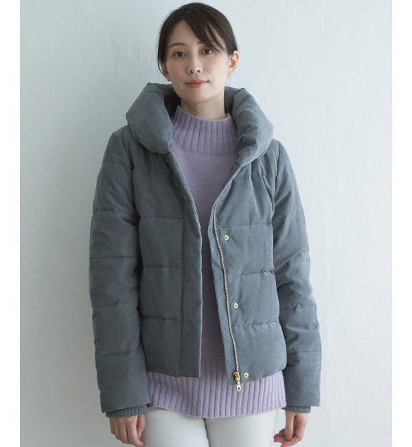 ikka「洗えるダウン細コールジャケット」|その他|