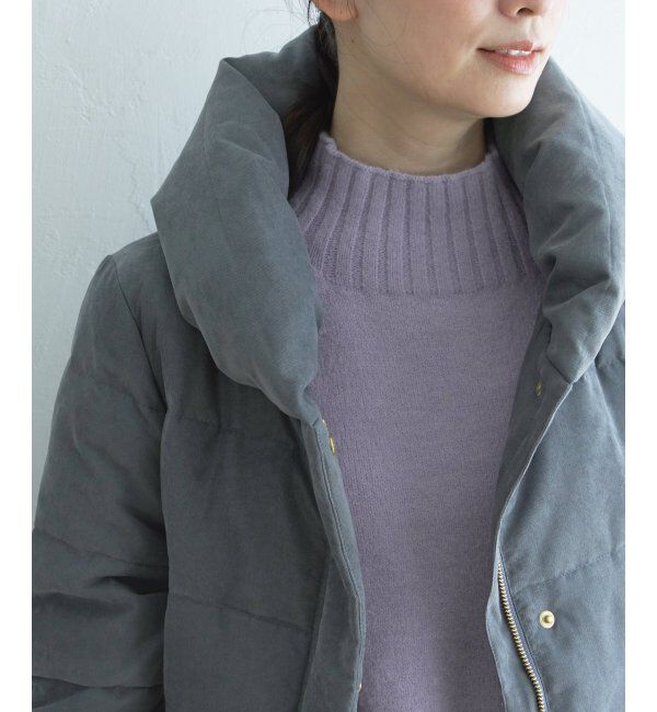 ikka「洗えるダウン細コールジャケット」|その他|