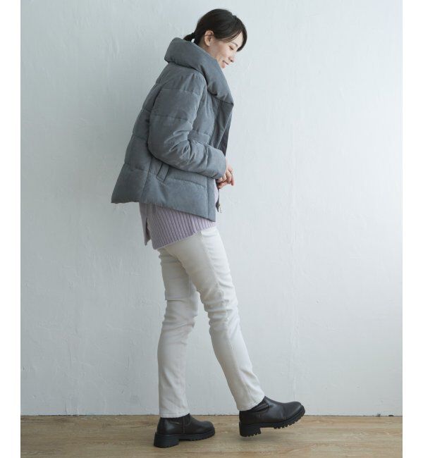ikka「洗えるダウン細コールジャケット」|その他|