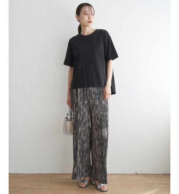 ikka「コットンUSA半袖Tシャツ」|Tシャツ・カットソー|