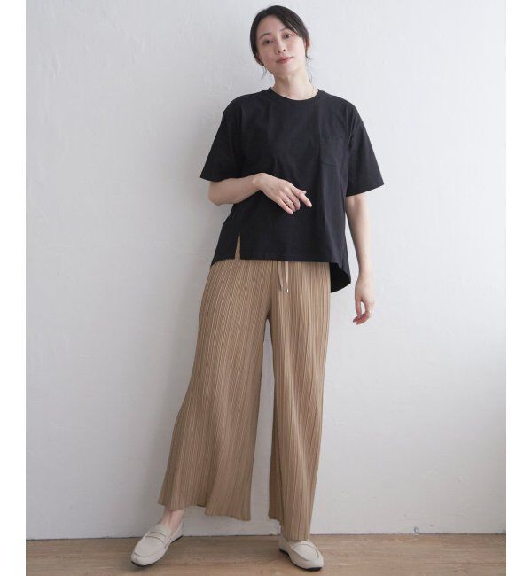 ikka「コットンUSA半袖Tシャツ」|Tシャツ・カットソー|