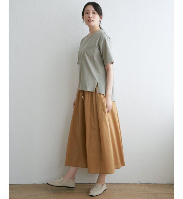 ikka「コットンUSA半袖Tシャツ」|Tシャツ・カットソー|