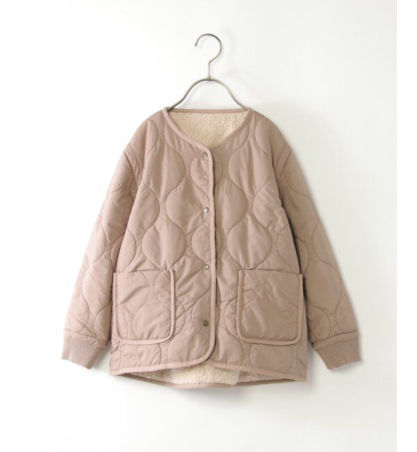 ikka kids「【親子おそろい】2WAYキルトボアジャケット（110~160cm）」|その他|