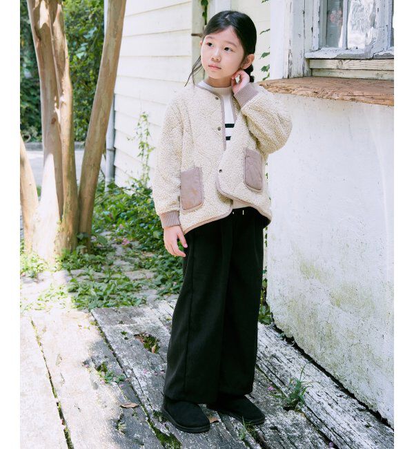 ikka kids「【親子おそろい】2WAYキルトボアジャケット（110~160cm）」|その他|