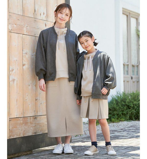 ikka kids「【親子コーデ】フェイクスエードリブブルゾン（110~160cm）」|その他|