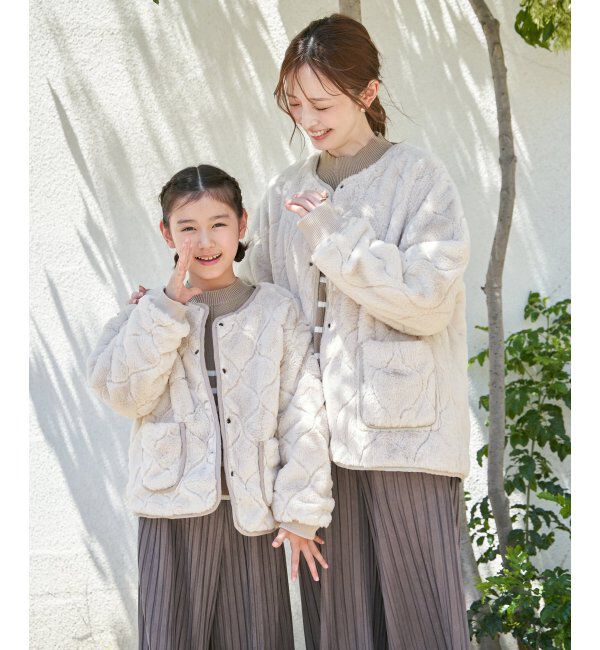 ikka kids「【親子コーデ】2WAYキルトファージャケット（110~160cm）」|その他|
