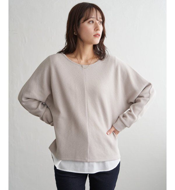 ikka「サカリバプルオーバーアンサンブル」|その他|ベージュ