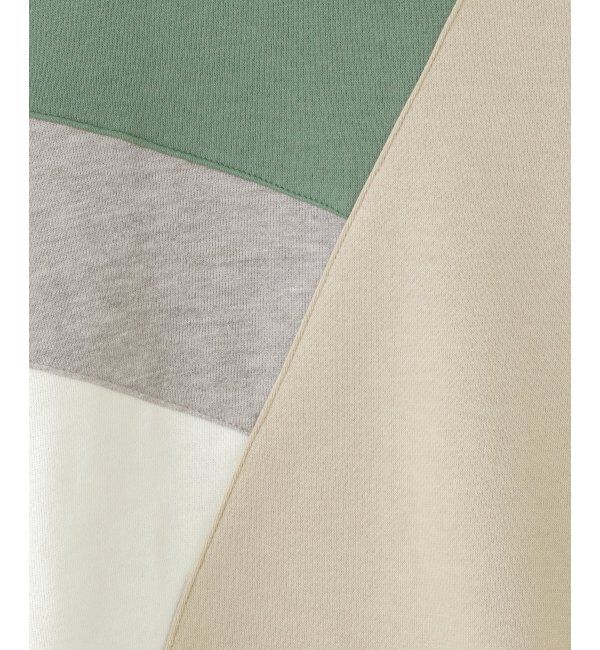 ikka kids「裏起毛斜めブロックストレーナー（120~160cm）」|Tシャツ・カットソー|