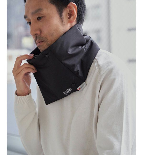 ikka「UNIVERSAL OVERALL ユニバーサルオーバーオール Thinsulate ネックウォーマー」|マフラー|ブラック