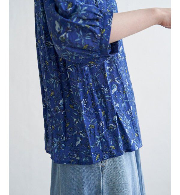 Lbc with Life「2WAYボタニカルプリントブラウス」|シャツ・ブラウス|