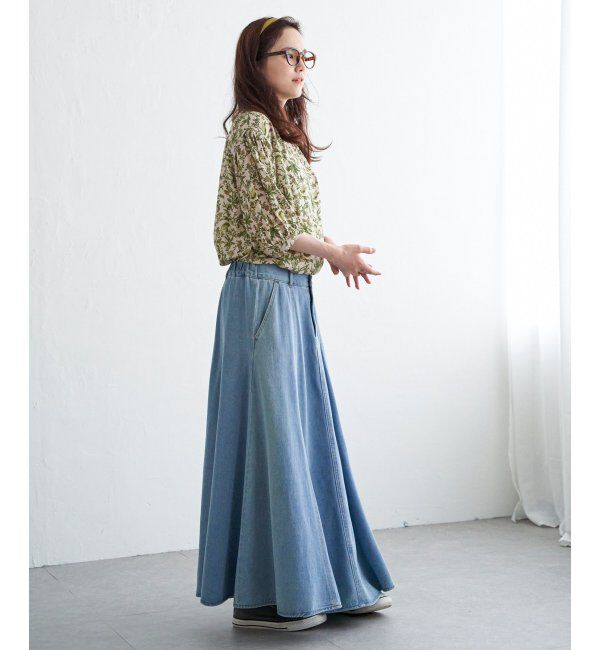 Lbc with Life「2WAYボタニカルプリントブラウス」|シャツ・ブラウス|