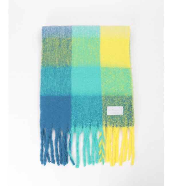 Lbc with Life「ブロックチェックストール」|マフラー|