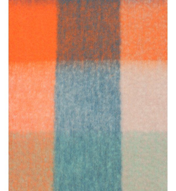 Lbc with Life「ブロックチェックストール」|マフラー|