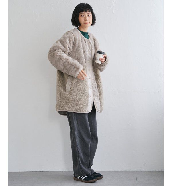 Lbc with Life「リバーシブルファーキルトコート」|その他|