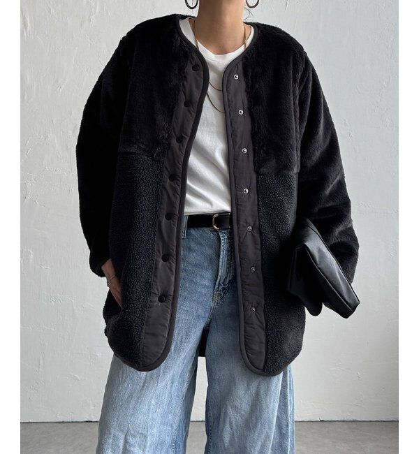 Lbc with Life「リバーシブルファーキルトコート」|その他|