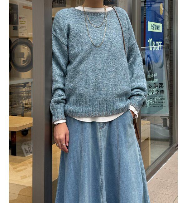 Lbc with Life「ラメノットヤーンハイショクニットPO」|カーディガン|