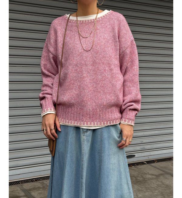 Lbc with Life「ラメノットヤーンハイショクニットPO」|カーディガン|