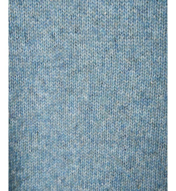 Lbc with Life「ラメノットヤーンハイショクニットPO」|カーディガン|