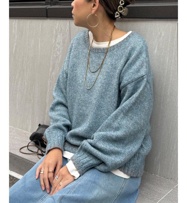 Lbc with Life「ラメノットヤーンハイショクニットPO」|カーディガン|