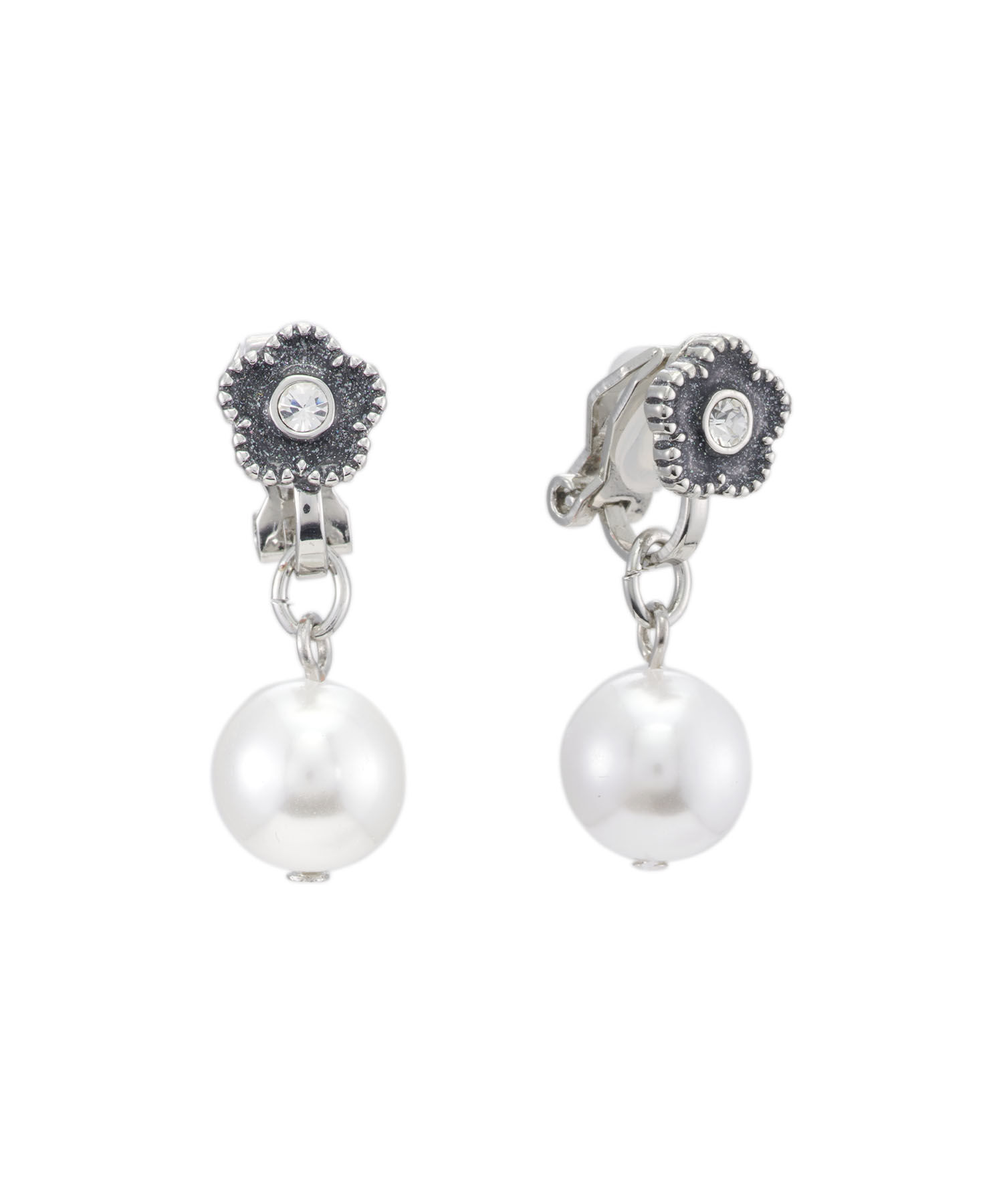 MARY QUANT「ラメエポビジューデイジー イヤリング」|イヤリング|