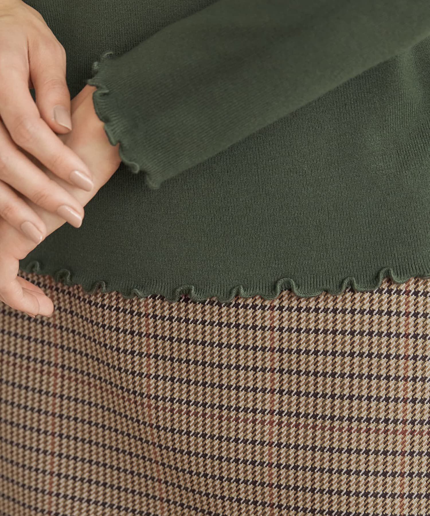 STYLE DELI「端っこメロウなめらかトップス」|ニット・セーター|