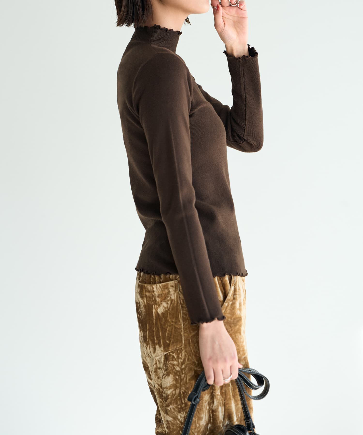 STYLE DELI「端っこメロウなめらかトップス」|ニット・セーター|