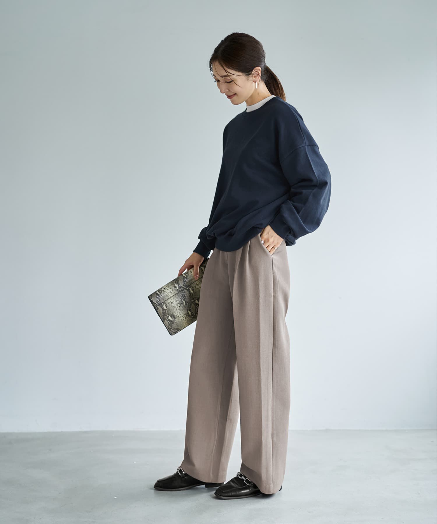 STYLE DELI「ボリュームダウンスウェットトップス」|スウェット・ジャージ|