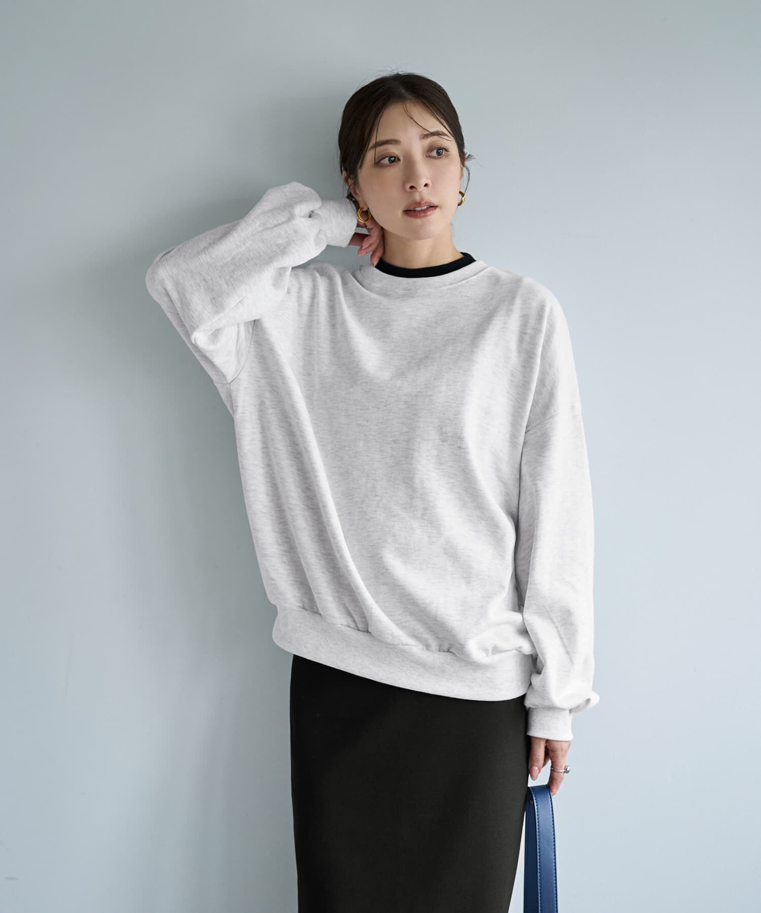 STYLE DELI「ボリュームダウンスウェットトップス」|スウェット・ジャージ|マーブル