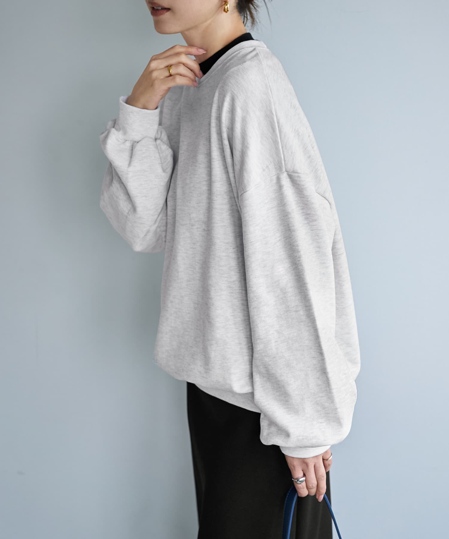 STYLE DELI「ボリュームダウンスウェットトップス」|スウェット・ジャージ|