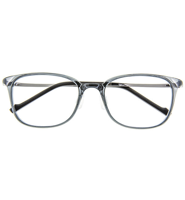  「Zoff SMART Skinny (ゾフ･スマート･スキニー) ウェリントン メガネ」|メガネ|濃グレー