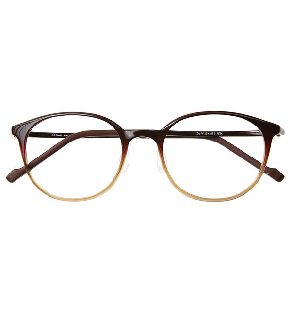  「ボストン型 めがね｜軽くて壊れにくい Zoff SMART Skinny」|メガネ|