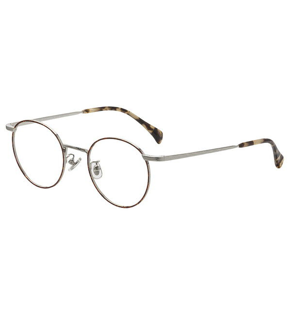  「ボストン型 メガネ ｜Zoff CLASSIC VINTAGE メタルフレーム レンズ交換券付き」|メガネ|ブラウン