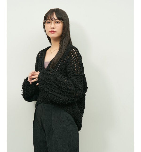  「Zoff｜emiri ボストン型 メガネ |辺見えみり チタン 軽量 メタルフレーム レンズ交換券付」|サングラス|