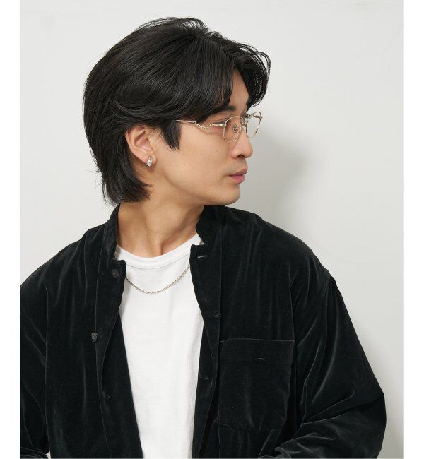  「【LOVE BY e.m.コラボ】&ldquo;atmosphere&rdquo;｜スクエア型メタルフレーム｜Zoff｜LOVE BY e.m. レンズ交換券付」|メガネ|