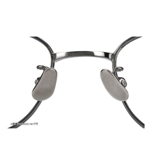  「【LOVE BY e.m.コラボ】&ldquo;atmosphere&rdquo;｜スクエア型メタルフレーム｜Zoff｜LOVE BY e.m. レンズ交換券付」|メガネ|