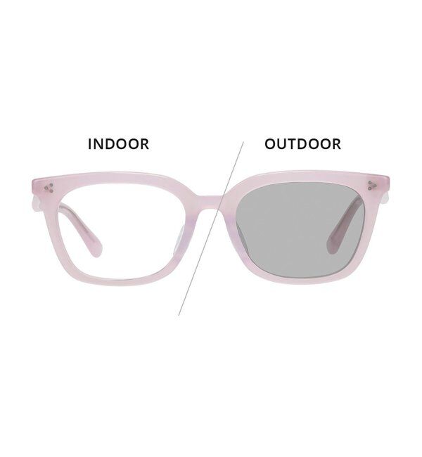  「【WEB限定】Zoff｜GDC ウェリントン型 調光サングラス｜紫外線で色が変わるレンズ｜紫外線対策 UVカット」|サングラス|